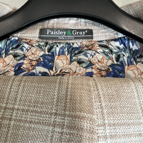 Paisley &Gray SLIM FIT Glen Check Field Jacket/ Trousers - Picture 8 of 14